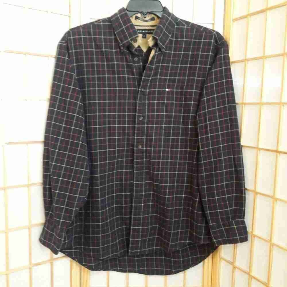 Men's Black Checkered Shirt